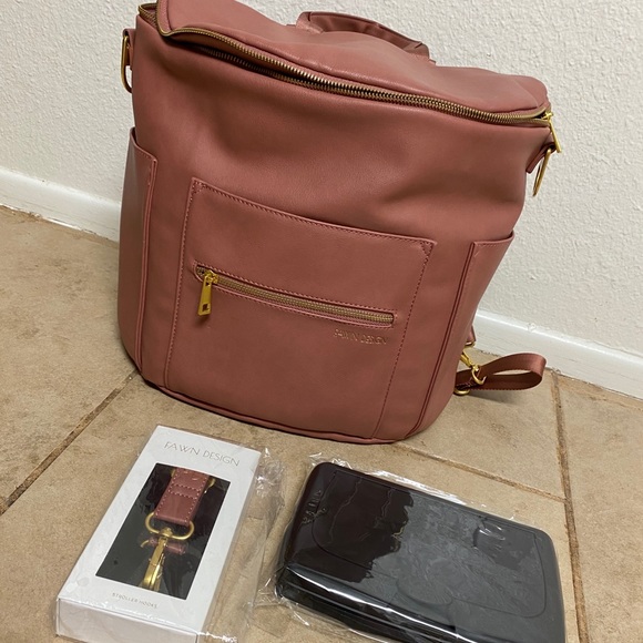 Fawn Design 2.0 Dusty Rose Original Diaper Bag